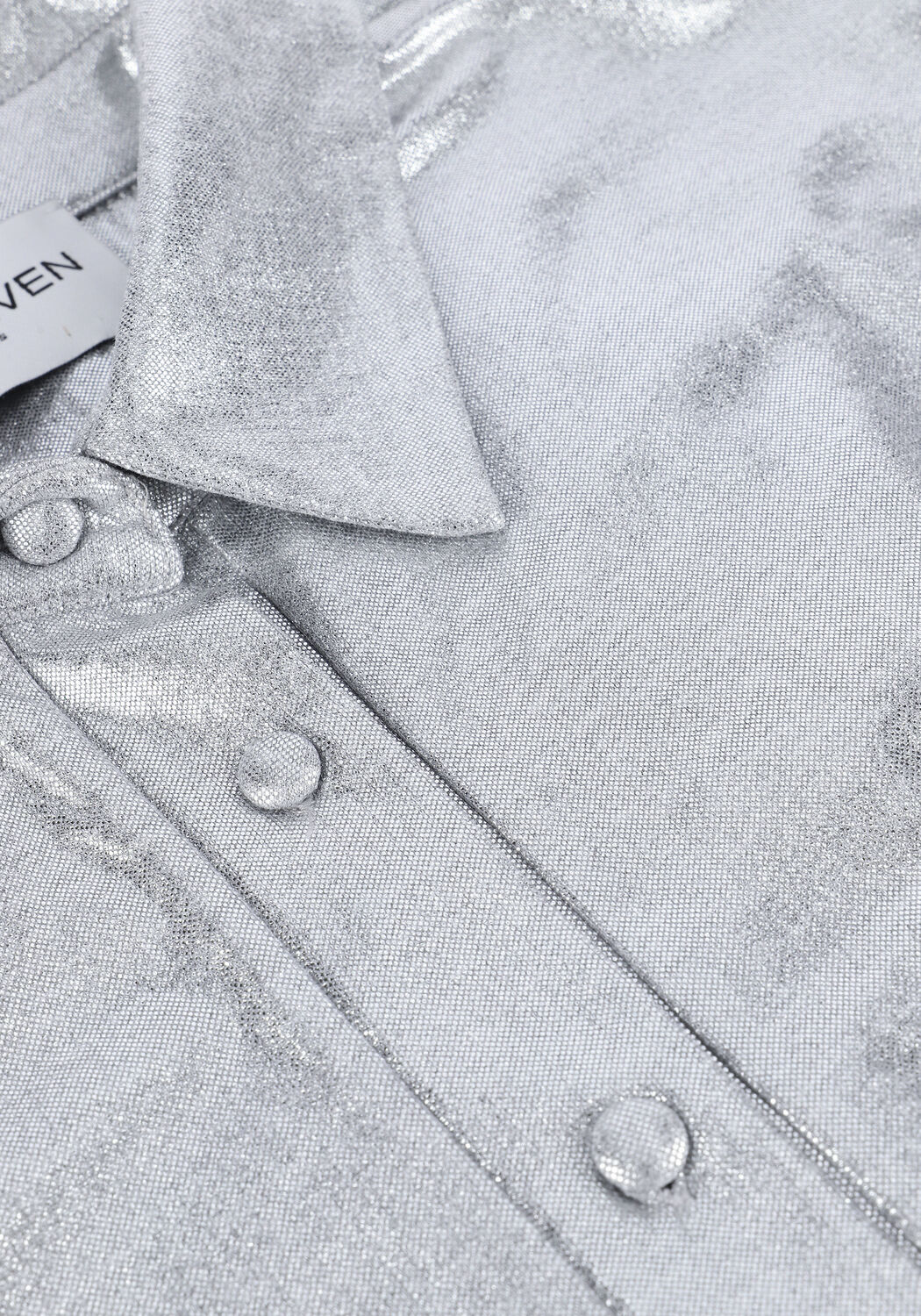 Silberne EST'SEVEN Blusen CW BLOUSE + BOW - large