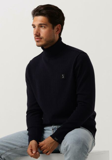 Dunkelblau BUTCHER OF BLUE Rollkragenpullover CLIFDEN COLL - large