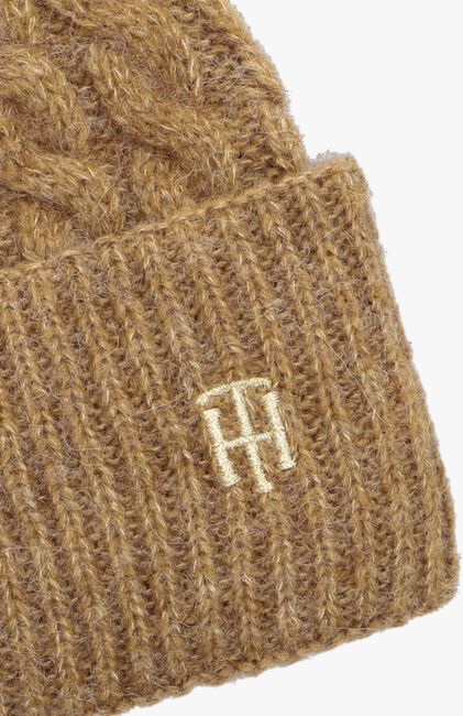Braune TOMMY HILFIGER Mütze TIMELESS CABLE BEANIE - large