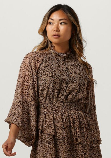 Camelfarbene NOTRE-V Blusen NV-CRISTA BLOUSE - large