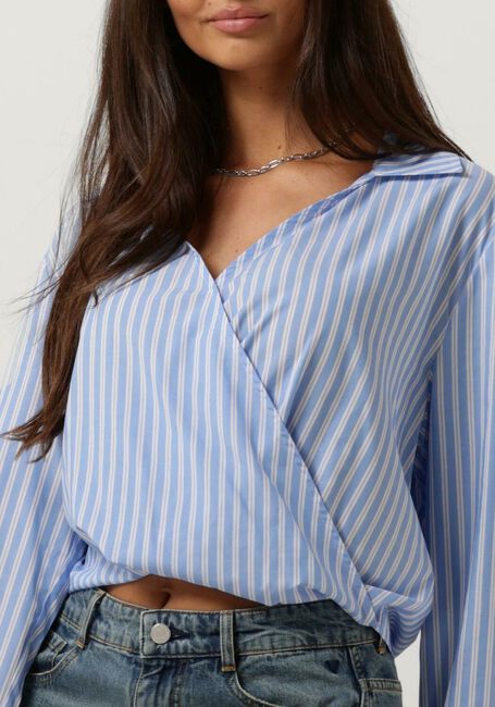 Blaue ANOTHER LABEL Blusen ELSIE TOP L/S - large