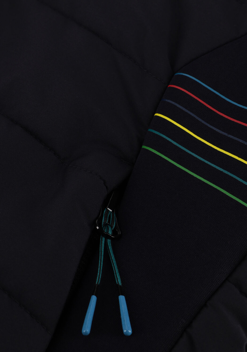 Dunkelblau PS PAUL SMITH Wattierte Jack MENS MIXED MEDIA JACKET - large