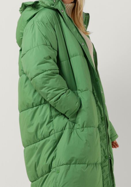 Grüne NOTRE-V Wattierte Jack PUFFER LONG - large