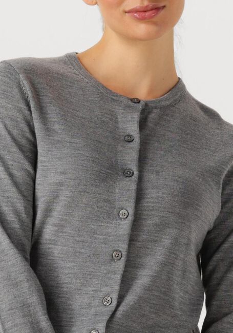 Graue SELECTED FEMME Strickjacke SLFTHEA LS KNIT MERINO CARDIGAN - large