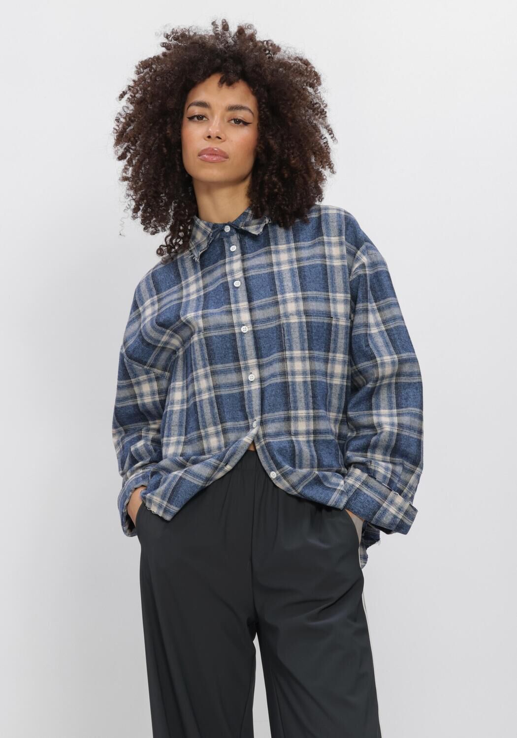 Blaue PENN & INK Blusen W26C421 - large