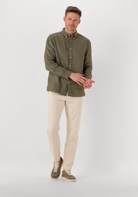 Grüne TOMMY HILFIGER Casual-Oberhemd PIGMENT DYED LI SOLID RF SHIRT - large