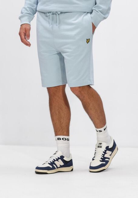 Hellblau LYLE & SCOTT Kurze Hose PLAIN SWEATSHORT - large