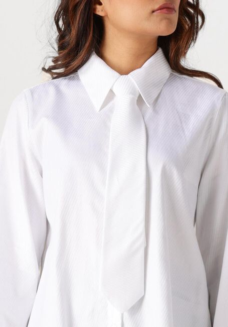 Weiße MOS MOSH Blusen MMAYEN STRIPE SHIRT - large