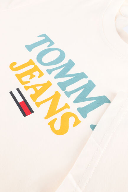 Weiße TOMMY JEANS T-shirt TJM ENTRY GRAPHIC TEE - large
