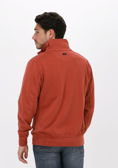 Rote PME LEGEND Strickjacke ZIP JACKET DRY TERRY UNBRUSHED - large