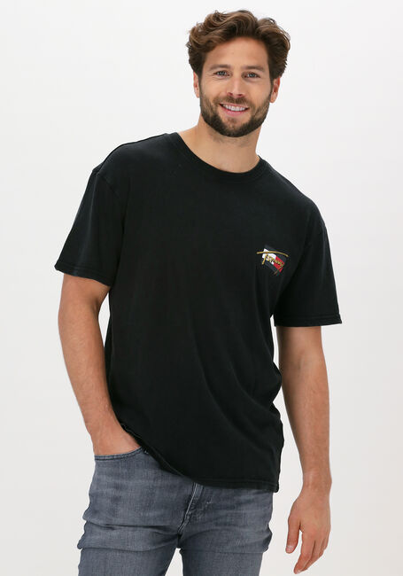 Schwarze TOMMY JEANS T-shirt TJM SS VINTAGE CIRCULAR TEE - large