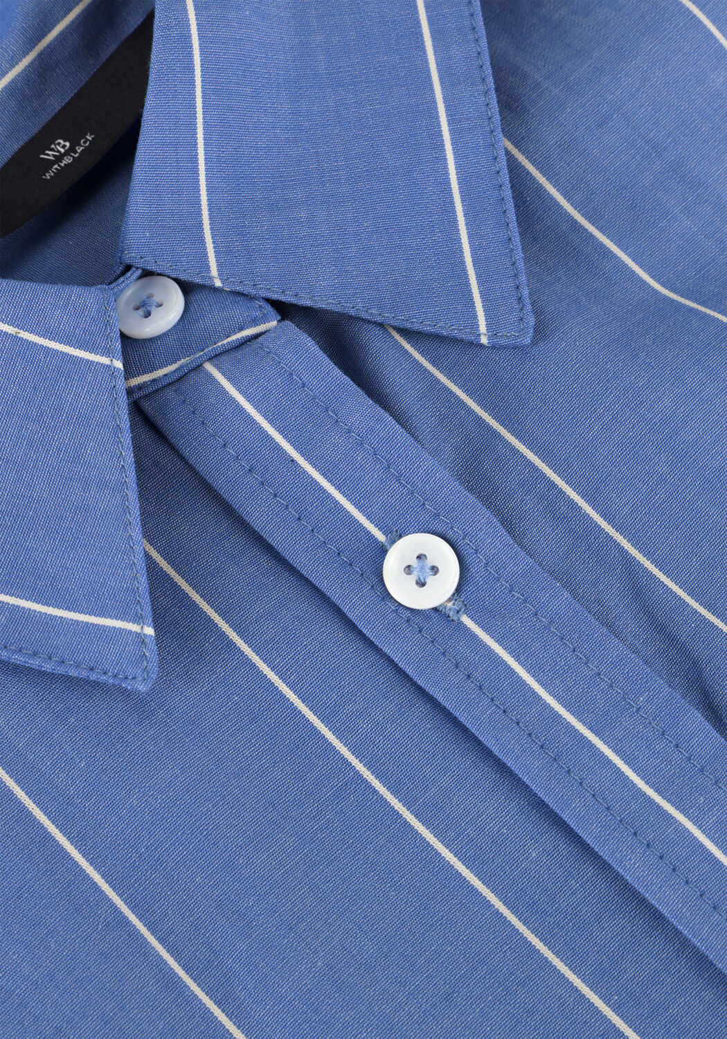 Blaue WITHBLACK Blusen WBLNOA LS STRIPED SHIRT - large