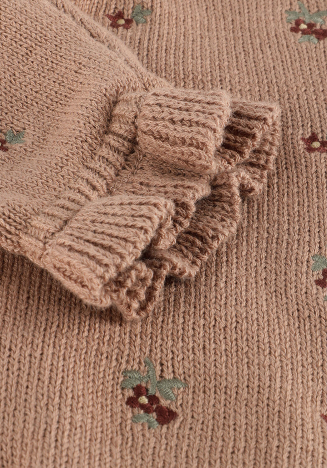 Sand LIL' ATELIER Lange Hosen NBFEMLEN KNIT PANT LIL - large