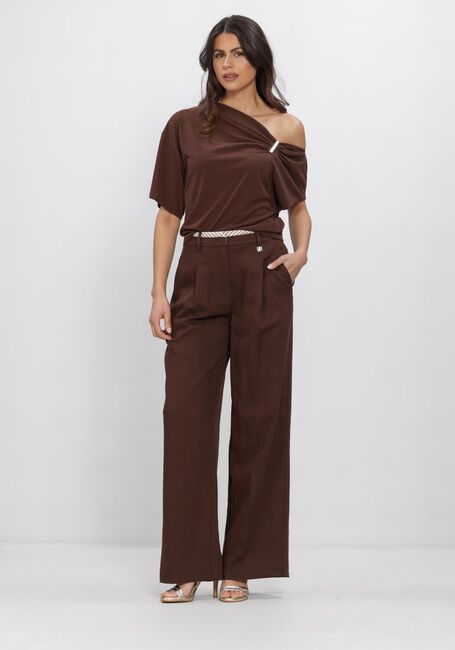 Braune DANTE6 Weite Hose KENILA WIDE LEG PANTS - large