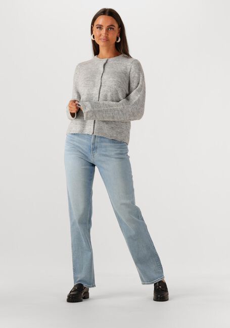 Graue SELECTED FEMME Strickjacke SLFLULU NEW LS KNIT CARDIGAN - large