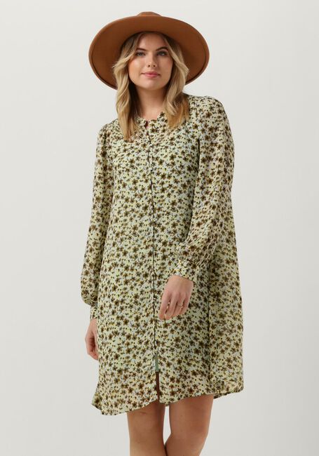 Grüne MSCH COPENHAGEN Minikleid ADALIA RIKKELIE SHIRT DRESS AOP - large