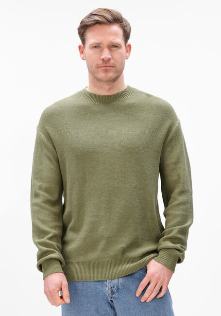 Gr&uuml;ne ANERKJENDT Pullover AKEBBE COTTON/SILK KNIT - large