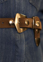 Camelfarbene OMODA ATELIER G&uuml;rtel SUEDE BELT X MODEROSA - medium