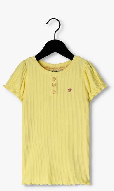 Gelbe LIKE FLO T-shirt SOLID RIB SS TEE - large