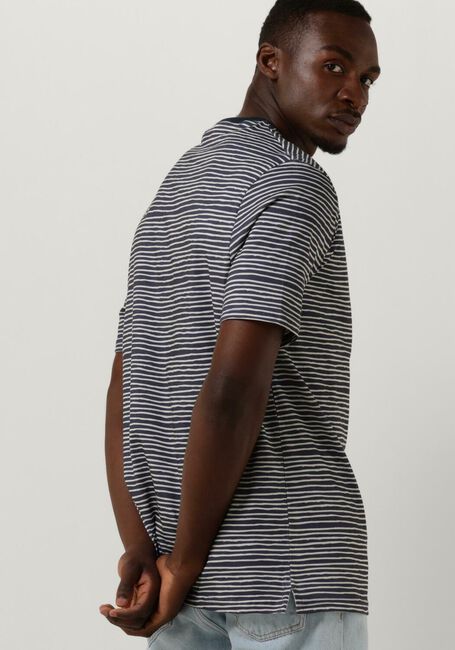 Dunkelblau LYLE & SCOTT T-shirt BRETON STRIPE T-SHIRT - large