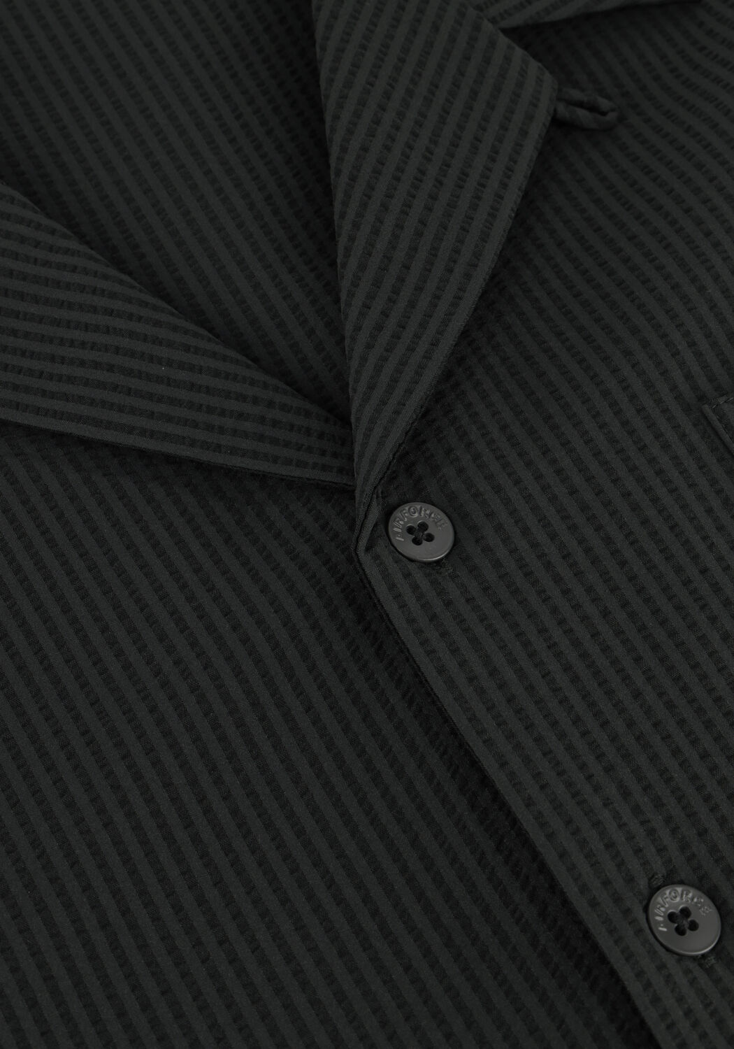 Schwarze AIRFORCE Casual-Oberhemd HRB1187 - large