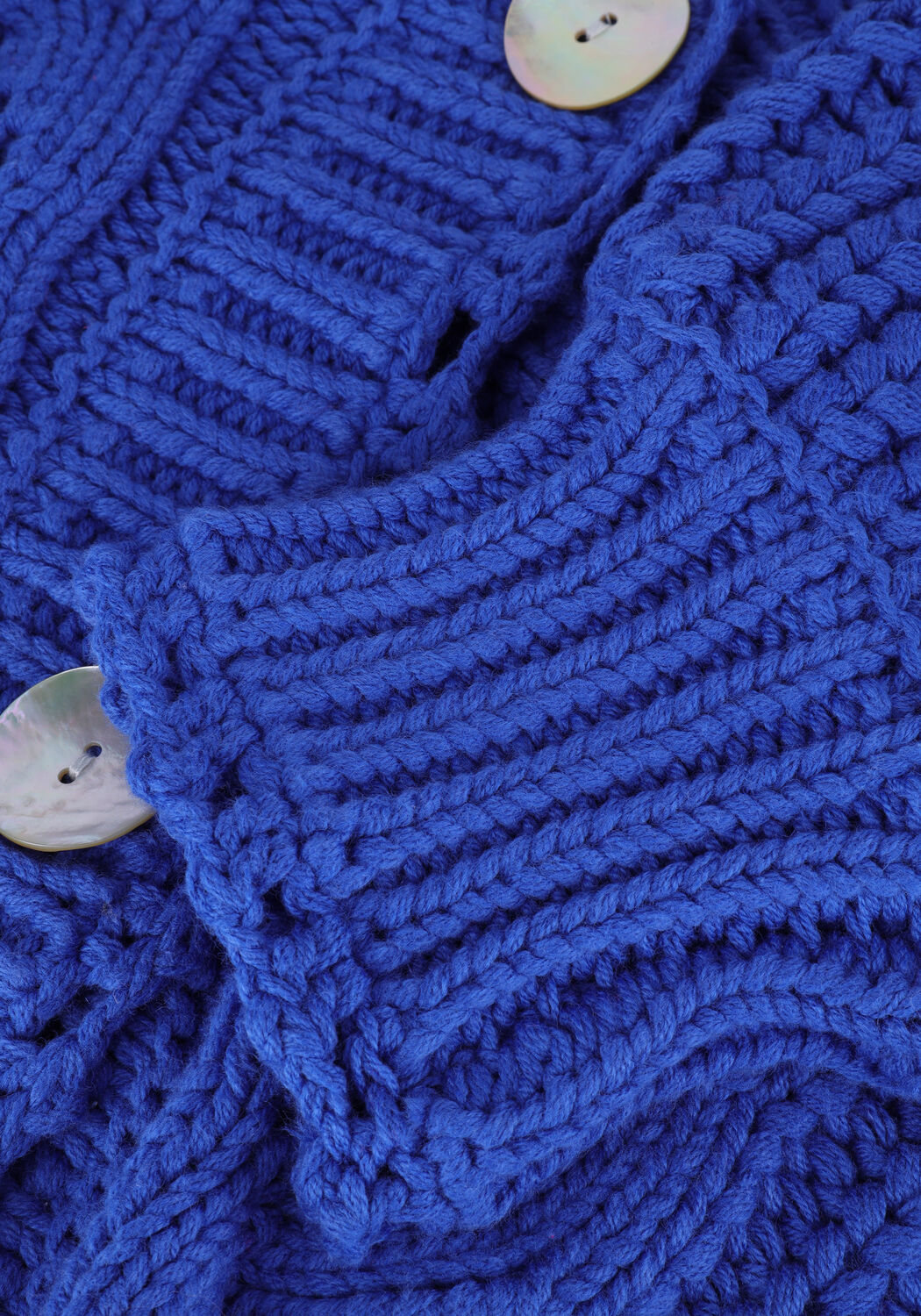 Blaue Y.A.S. Strickjacke YASKULA LS KNIT CARDIGAN - large