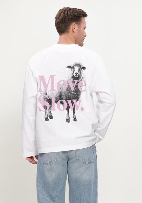 Wei&szlig;e POCKIES T-shirt MOVE SLOW LS - large