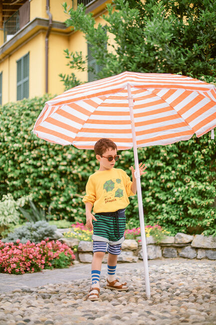 Gelbe WANDER & WONDER Sweatshirt GO TO BEACH SWEATSHIRT - large