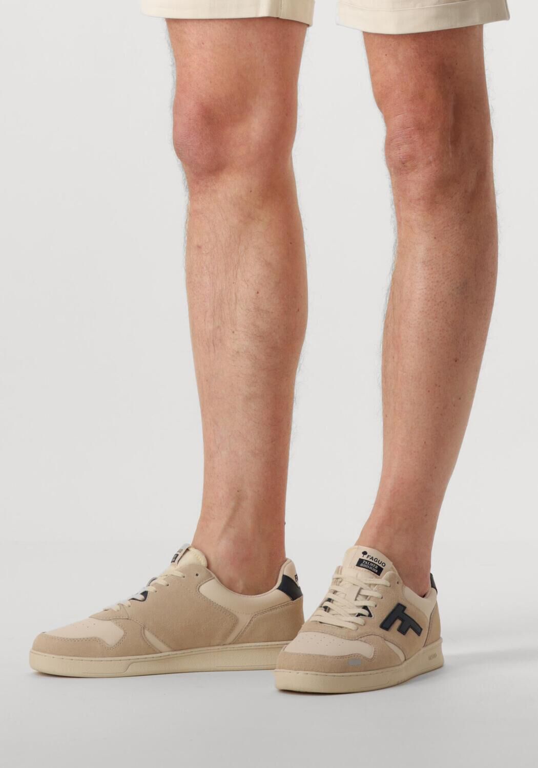 Beige FAGUO Sneaker Low PALMER LEATHER - large