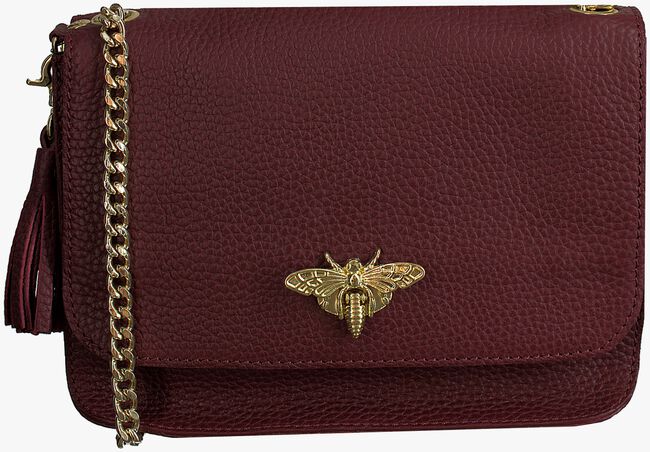Rote BY LOULOU Handtasche BEE LOCK BEAU VEAU - large