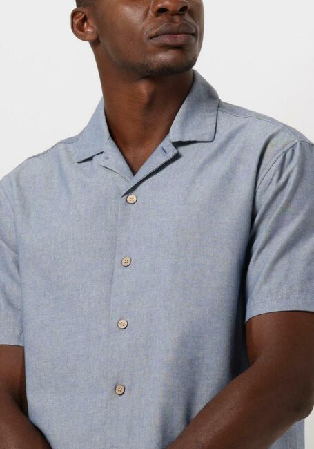 Blaue ANERKJENDT Casual-Oberhemd AKLEON S/S COT/LINEN SHIRT - large