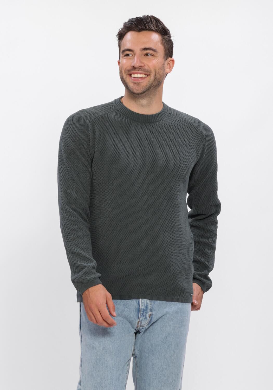 Dunkelgrau DSTREZZED Pullover DS_NEILL BIG CHENILLE - large