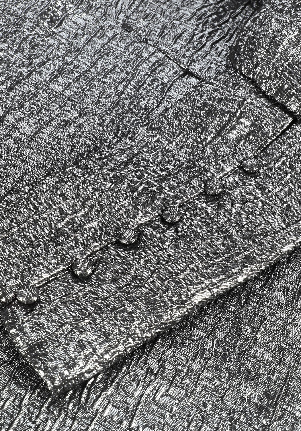 Silberne FREEBIRD Minikleid ADORA DRESS - large