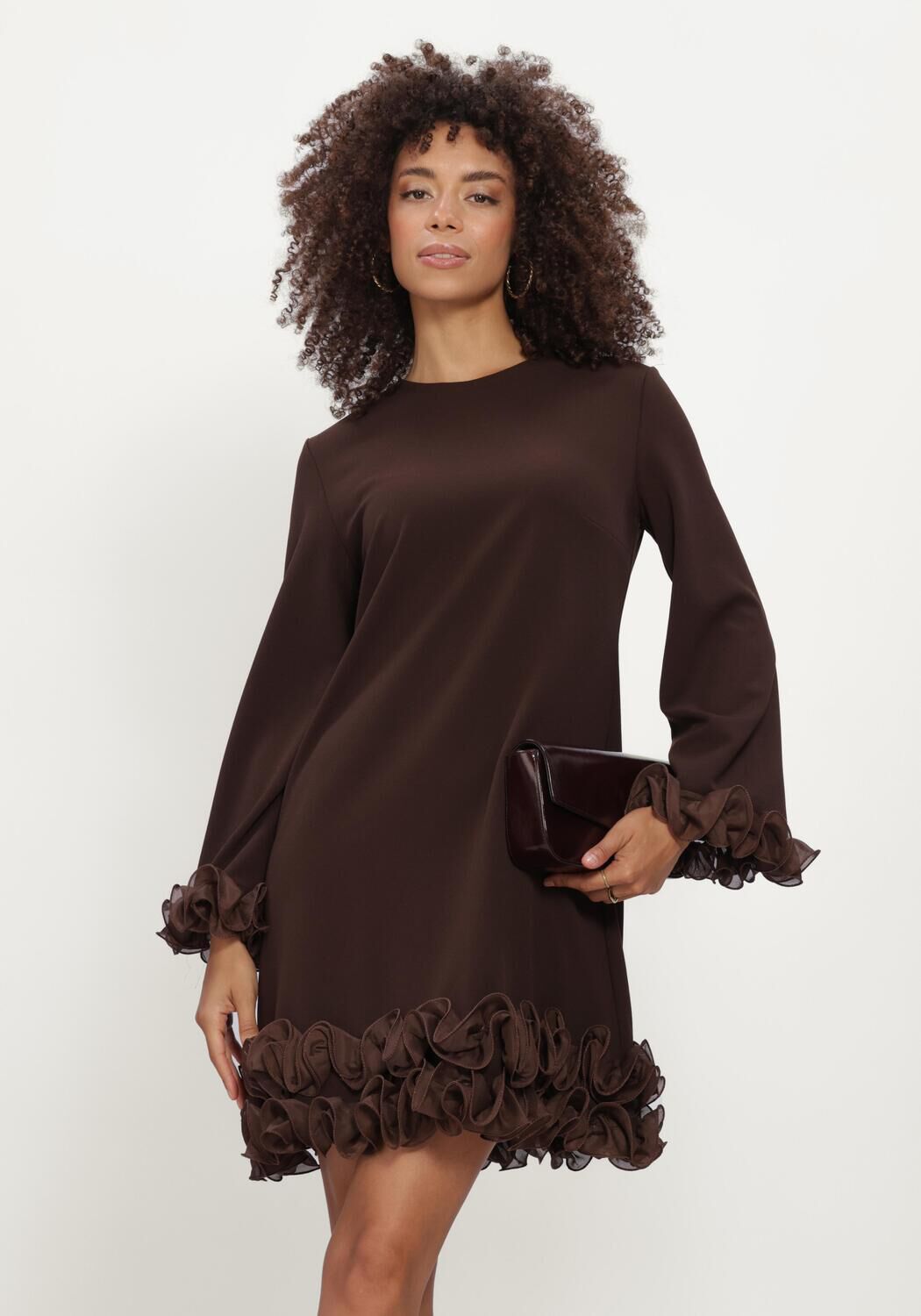 Braune ANA ALCAZAR Minikleid 242193.3912 - large