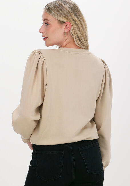 Beige MSCH COPENHAGEN Pullover IMA PUFF SWEATSHIRT - large