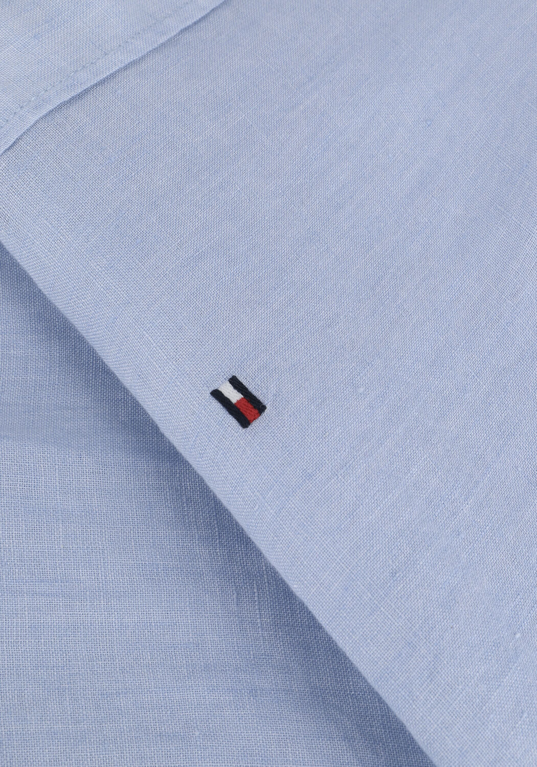 Hellblau TOMMY HILFIGER Casual-Oberhemd PIGMENT DYED LINEN RF SHIRT - large