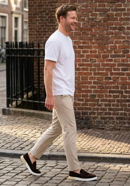 Beige PLAIN Hose JOSH PL - large