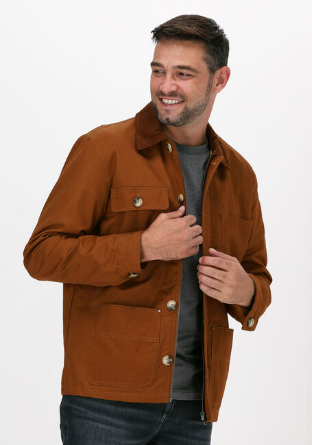 Braune SELECTED HOMME Jack SLHSUST. ICONICS CHORE JKT W - large
