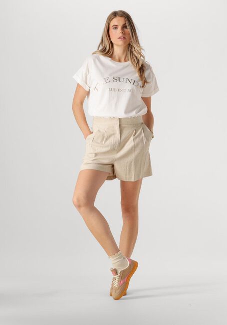 Weiße NUKUS T-shirt MEIKE SHIRT THE SUNDAY - large