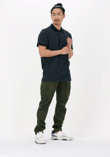 Dunkelblau PME LEGEND Polo-Shirt SHORT SLEEVE POLO JACQUARD PIQUE - large
