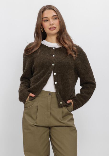 Dunkelgr&uuml;n BOII STUDIOS Strickjacke FLORA CARDIGAN KNIT - large