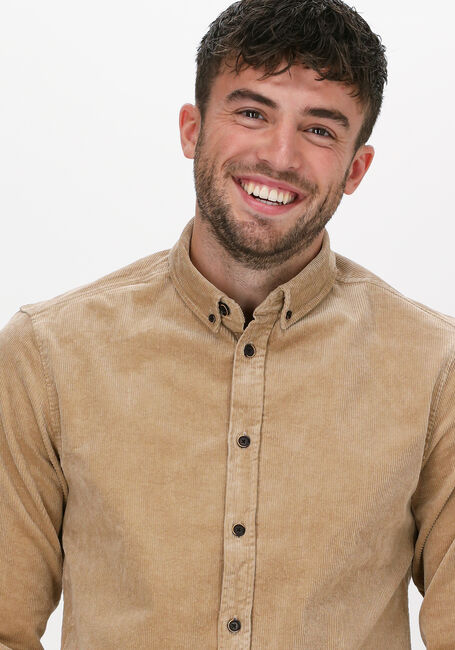 Beige ANERKJENDT Casual-Oberhemd AKKONRAD CORD SHIRT - large