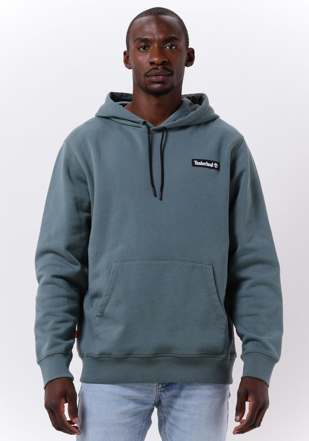 Schwarze TIMBERLAND Sweatshirt BADGE HOODIE BLACK Omoda