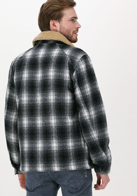 Graue DSTREZZED Jack CARPENTER JACKET WOOL CHECK - large