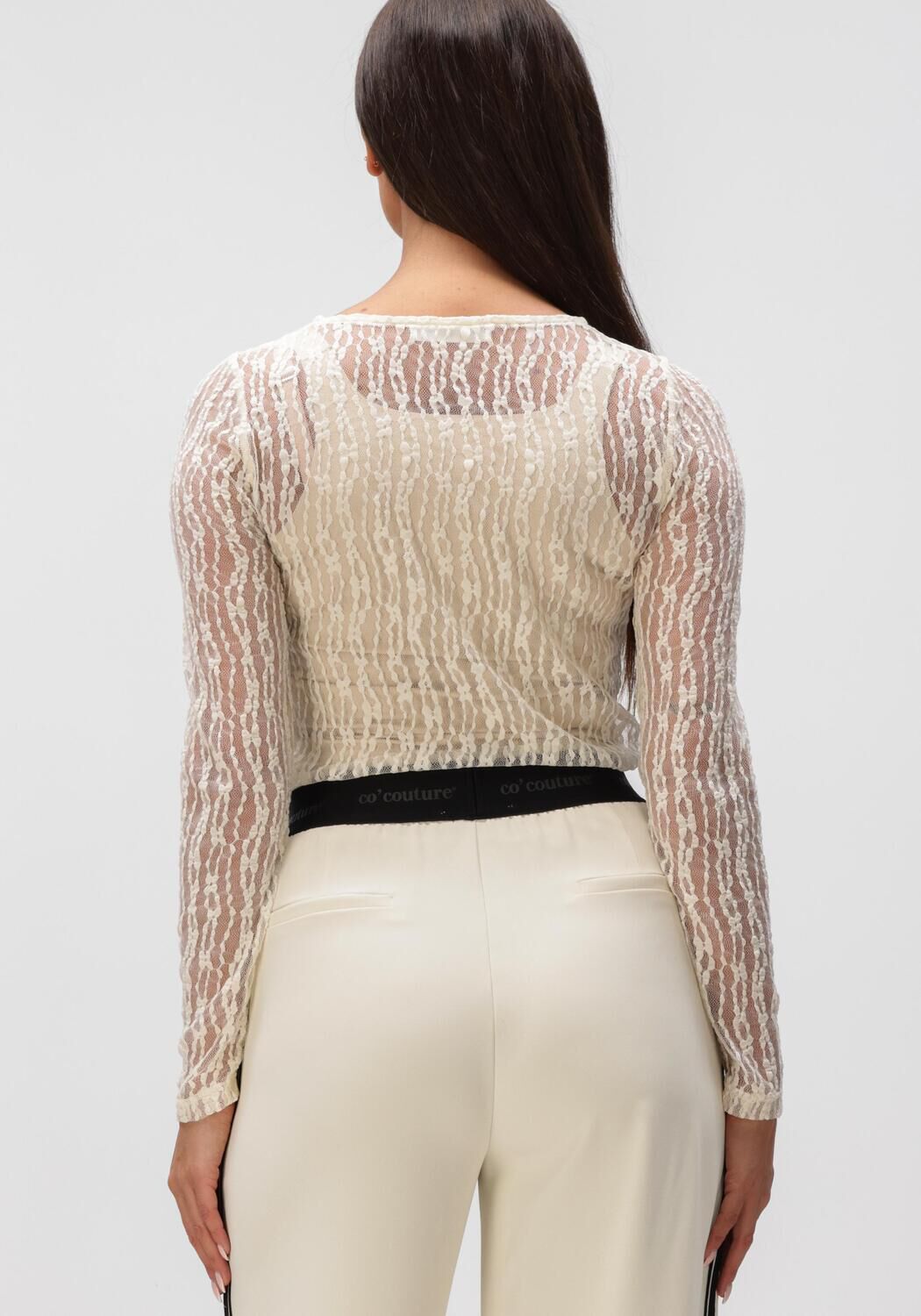 Creme CO'COUTURE Blusen BARB O-NECK BLOUSE - large