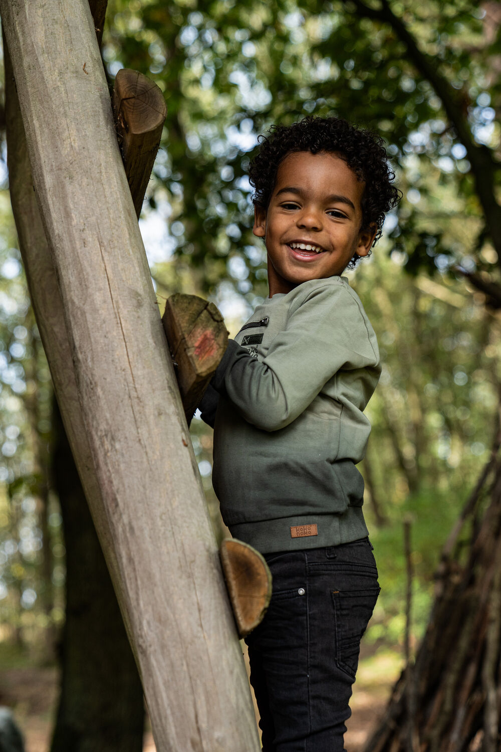 Gr&uuml;ne KOKO NOKO Sweatshirt Q52814 - large