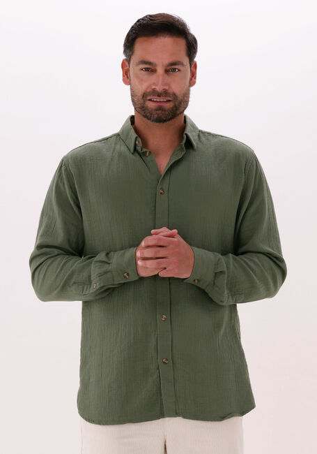 Olive ANERKJENDT Casual-Oberhemd AKKONRAD MUSSELIN SHIRT - large