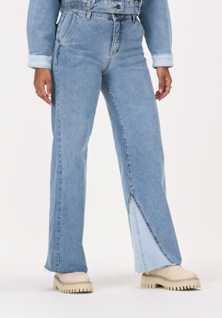Hellblau OBJECT Wide jeans MARINA MW TREND JEANS - large