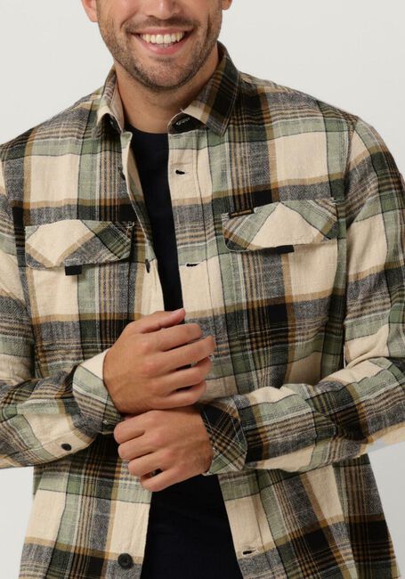 Grüne PME LEGEND Casual-Oberhemd LONG SLEEVE SHIRT COTTON YARN DYED CHECK - large