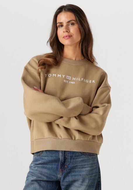 Sand TOMMY HILFIGER Sweatshirt CORP LOGO MDRN SWTSRT - large